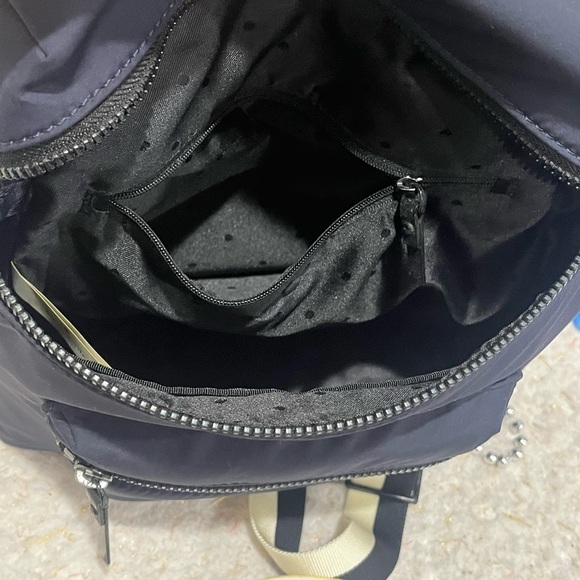KATE SPADE Dark Navy Nylon Backpack VGC! - Picture 6 of 13